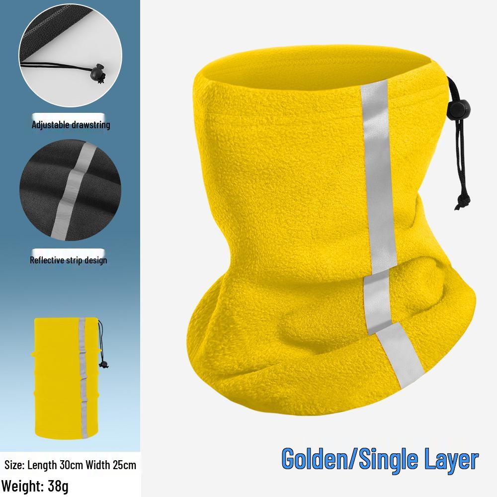 Adjustable Multifunctional Neck Warmer: Windproof Skiing & Cycling Gaiter for Autumn & Winter