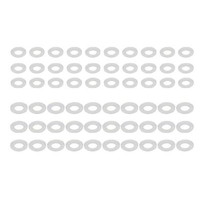 60Pieces White Nylon Spacers Abrasion Resistant Spacers Essential For Electronic Devices And Furniture Projects