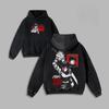 Hot Anime Jujutsu Kaisen Zenin Maki Print Hooded Men Women Cotton Hoodies Retro Washed Sweatshirt Harajuku Casual Streetwear