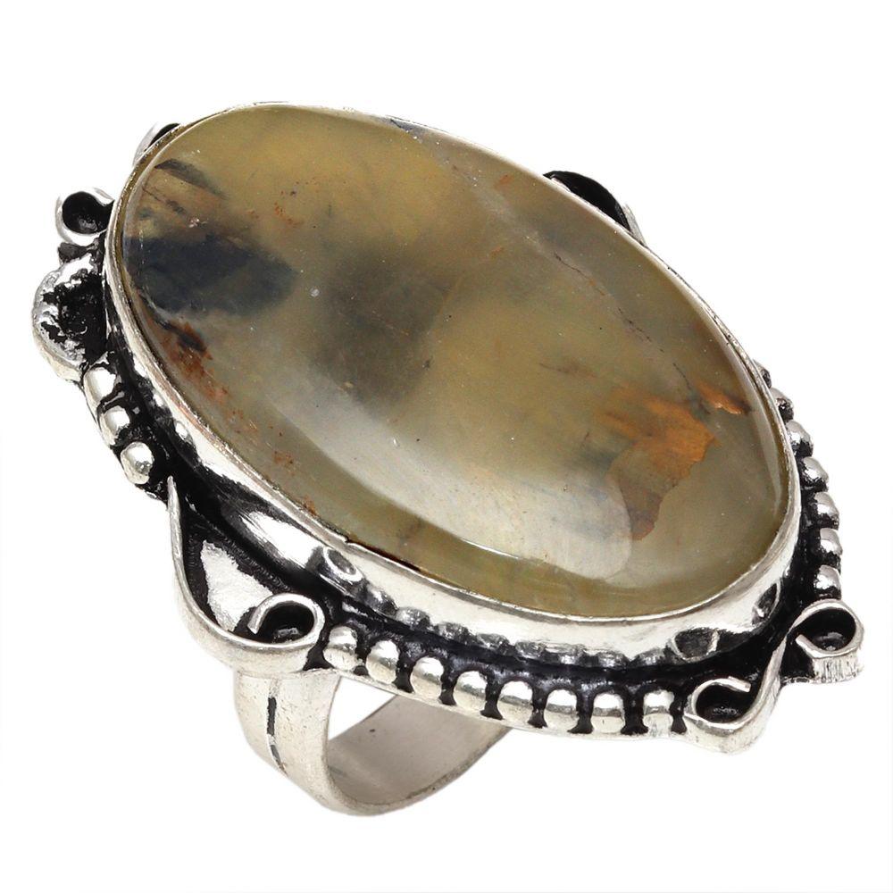 Newlite Jasper Gemstone Handmade Silver Jewelry  "8"