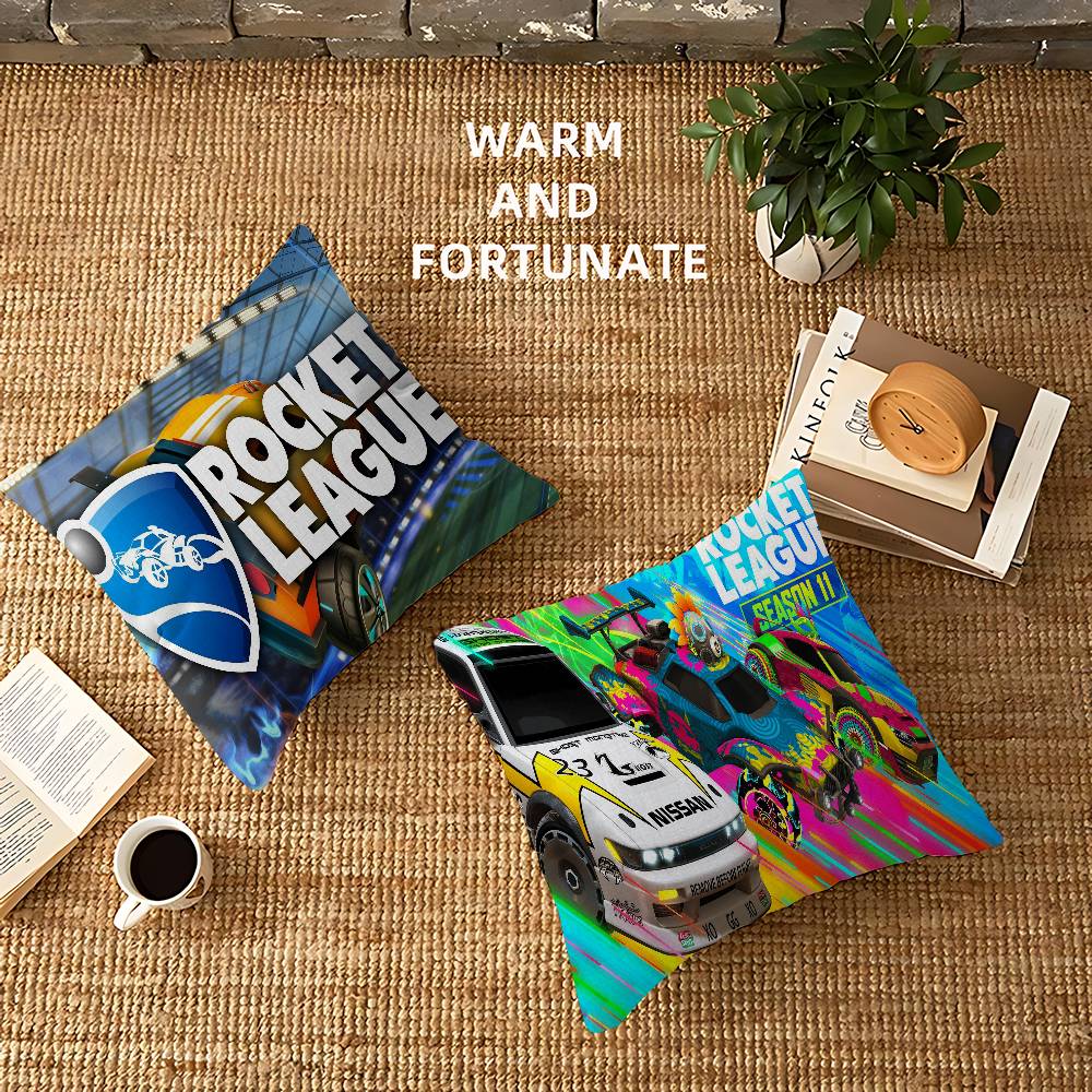R-Rocket L-League Game Pillow Cover For Bedroom Room And Living Room Sofa Decorative Cushion Cover