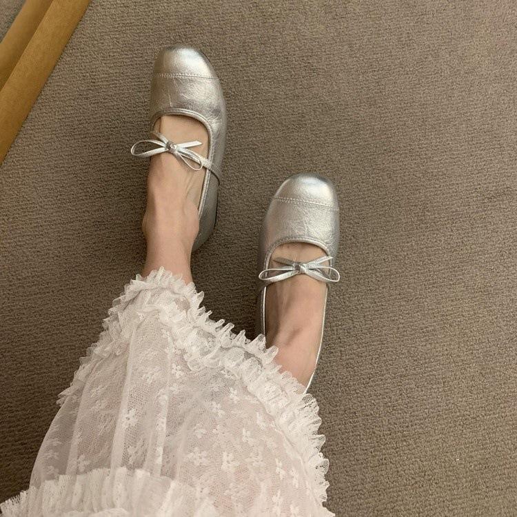 Retro Wildleder Innenhöhenerhöhung Mary Jane Einzelne Schuhe Damenschuhe 2025 Frühling und Sommer neue Ballerina Sanfte Abendschuhe