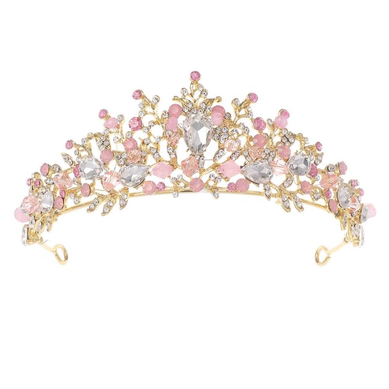 

Elegant Crystal Headpiece Rhinestones Princesses Headbands Wedding Headwear for Festives Occasion 1