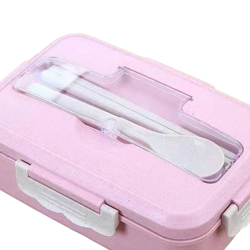 Lunch Box Multi Compartments Environmentally Friendly Portable Bento Box for Student Home School