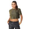 Be You Womens/Ladies Glitter Party Crop Top