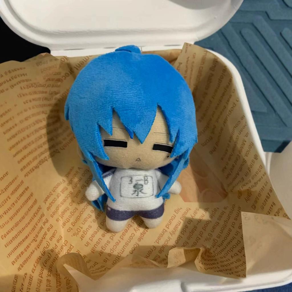 New Cute Lucky Star Izumi Konata Plush Toy Cute Anime Character Soft Stuffed Doll with Gym Uniform for Fans Collectors Birthday Gift Home Desk Decor