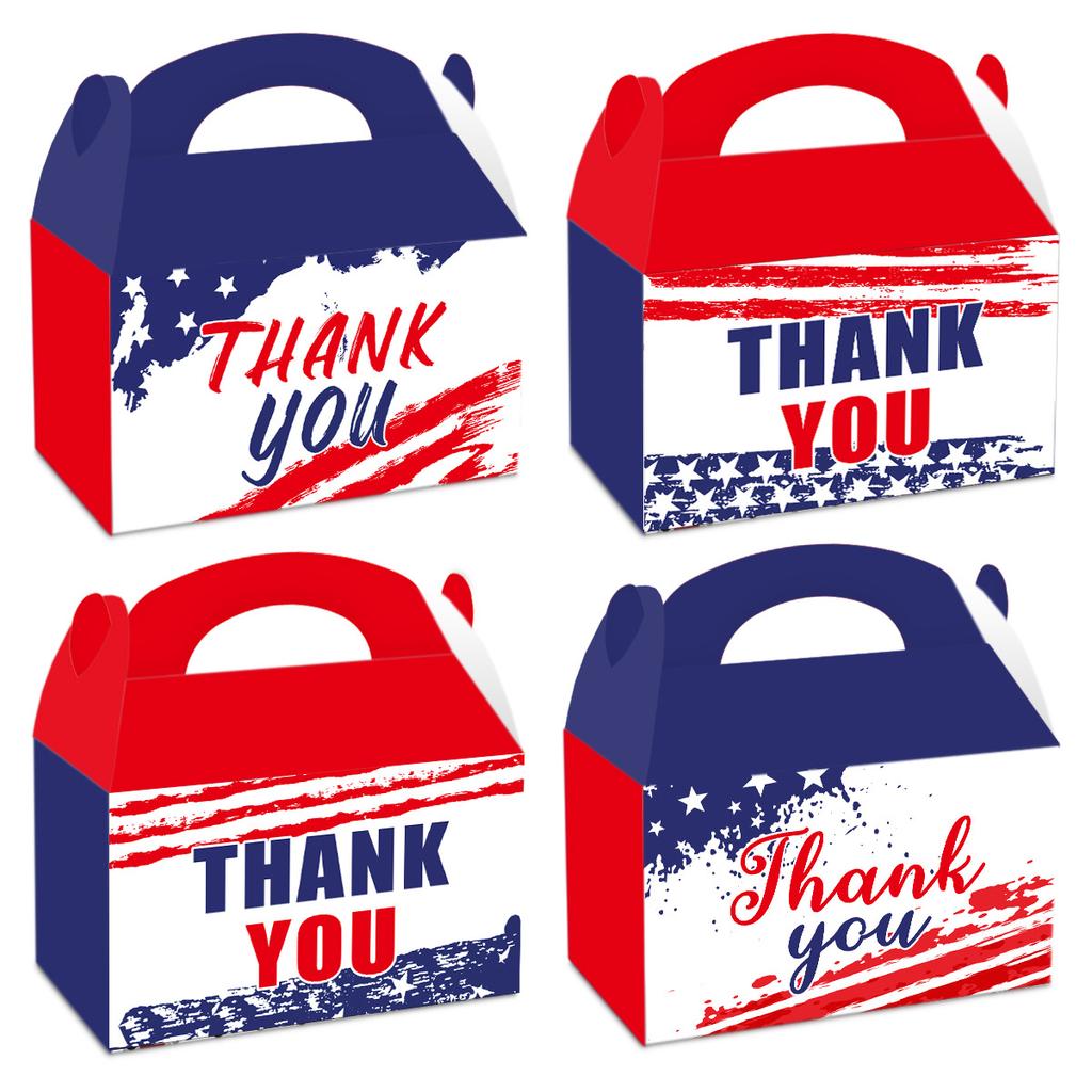 Independence Day Decorative Portable Box, National Day Cookie Snack Gift Box