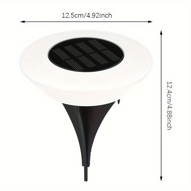 1pcs Solar Ground Lights, Upgraded Outdoor Bright Landscape Lighting, LED Path Lights For Garden Pathway Yard Deck Lawn Patio Walkway