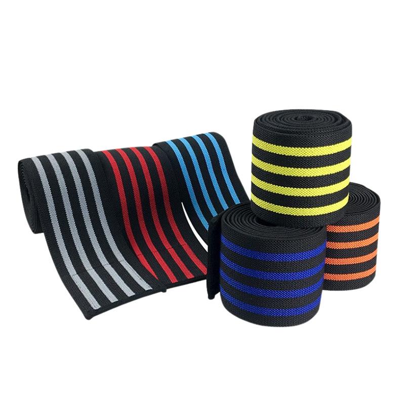 Thickened Compression Elastic Knee Pads & Straps for Weightlifting and Strength Training