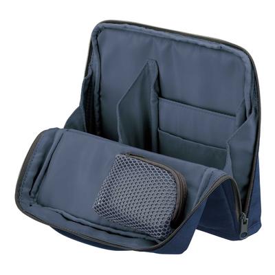 KOKUYO Tool Pen Stand Gadget Pouch Hakobiz Indigo Blue Bag-in-Bag AMKAHA-HB11DB