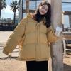 Hong Kong-Style Women's Loose Thick Hooded Jacket for Autumn/Winter