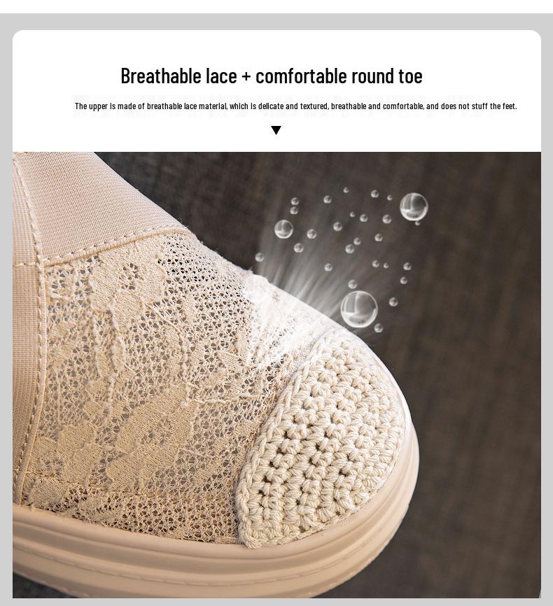 2024 Léto Skrytý podpatek Klínek Platforma Dámské Ležérní Nízké Top Prolamované Sandály