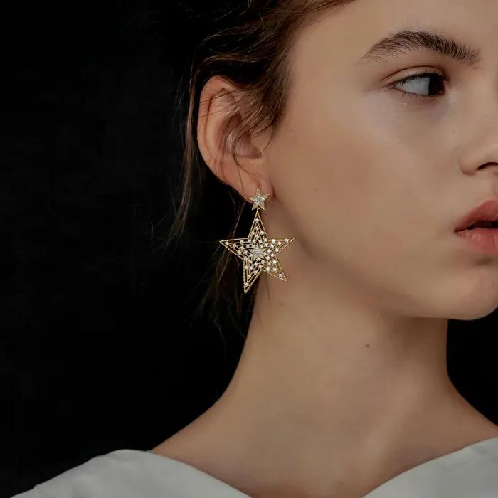 hazy star earring