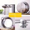 Luxury 10 Stainless Steel Cookware Set Suit-5 Size with Cover, Durable and Versatile (6.3 - 7 - 7.9 - 8.6 - 9.4 Inch)