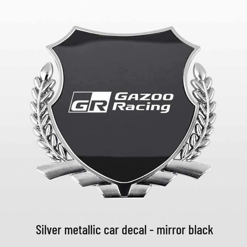 Ear Wheat Side Emblem Stickers for Borgward BX3/BX5/BX6/BX7 - Metal Body Decoration for Car Windows.