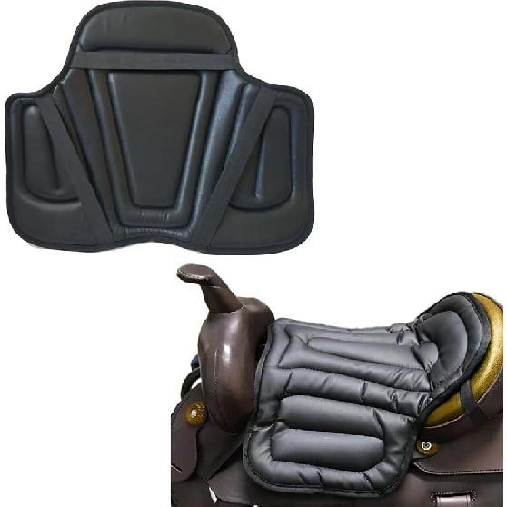 Motorcycle Seat Cushion Saddle Pad for Horses-Brown