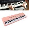 54 Key Keyboard Piano Smoothly Plastic Keyboard Piano Portable Dual Power Supply System Electric Piano Keyboard with Microphone for Kids