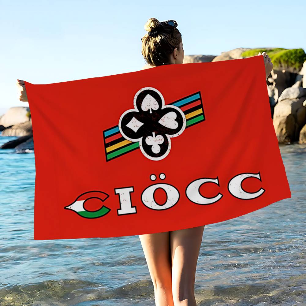 Bicycle C-Colnago Logo Microfiber Blanket Quick Drying Beach Towels Oversized Printing Super Absorbent Pool Towel Blanket