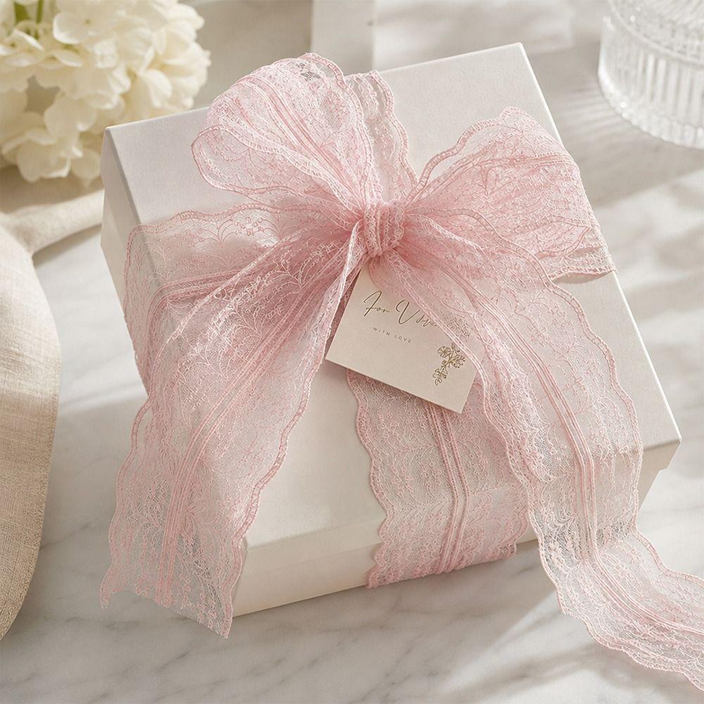 25 Yards Lace Ribbon 4.5cm DIY Decor Creative Gifts Packaging Material