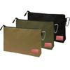 Canvas Toolkit Multifunctional Zipper Carrying Bag, with Metal Zipper for Home Tools Cosmetics Stationery Travel Supplies