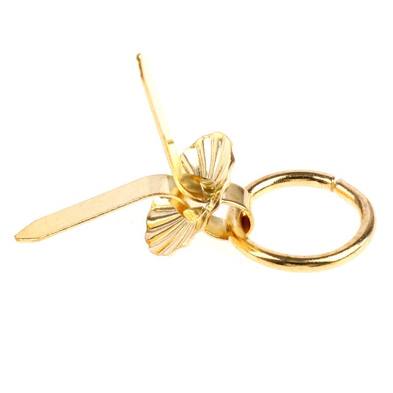 4 Stück 1/12 Beschläge Goldene Metallgriffe Zieht Spielzeug Puppenhaus Miniaturmöbel