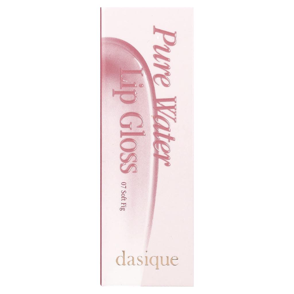 DASIQUE Pure Water Lip Gloss, 07 Soft Fig, 2.6g (0.09oz)