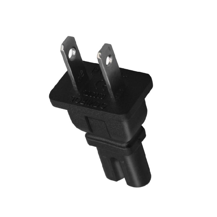US 2pin Male Plugs to IEC 320 C5/C7 Adapter Cable US Power Adaptor Plugs