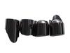Black Titanium Quad Exhaust Tip for 19-23 Porsche Macan