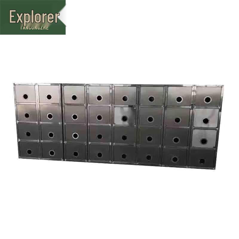 Explorer 32-Unit Stainless Steel Scent Wall