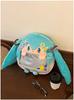 Hatsune Miku Plush Backpack Cute Cartoon Large Capacity Sweet Print Student Big Mouth One Shoulder Crossbody Backpack Gift