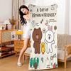 L-LINE ANIMATION FRIENDS Microfiber Printed Beach Towel Mountain Climbing Yoga Beach Swimming Running Absorbent Soft Towel