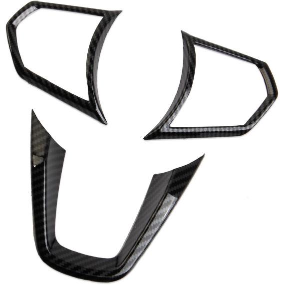 crosselec Carbon Fiber Interior Steering Wheel Trim Cover Accessories for 2022-2025 Acura MDX for 2021-2025 TLX