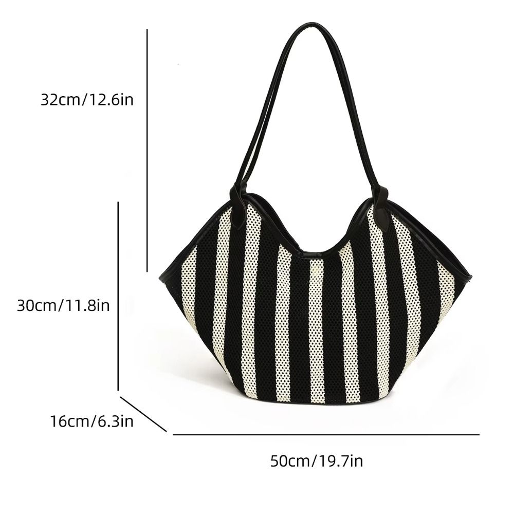 Oversize Straw Beach Bag Large Capacity Basket Shopper Bag Storage Shopping Bag  Women