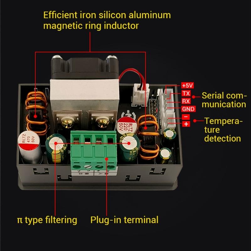 Adjustable Voltage Regulator 150W Voltage Regulated Power Supply Constant Voltage and Constant Current Charging Module