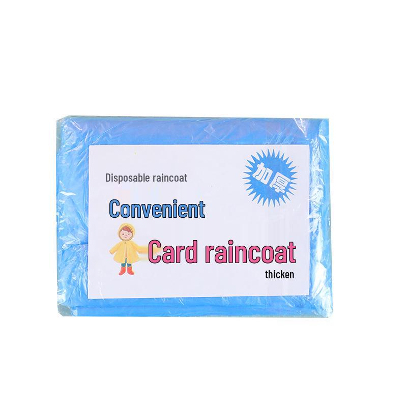 Children's & Adults' Thickened Extended PE Rain Poncho with Shoe Covers