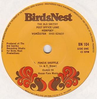 

7inch Record CLASS 58 Fonzie Shuffle BN104 BIRDSNEST 1978 UK Pop Used