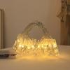 LED Heart Clip String Lights for Photos - Colorful Christmas Decoration