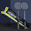 Professional Badminton Set 2Pcs Beginner Exercises Durable Alloy Badminton Racket Teenager Training