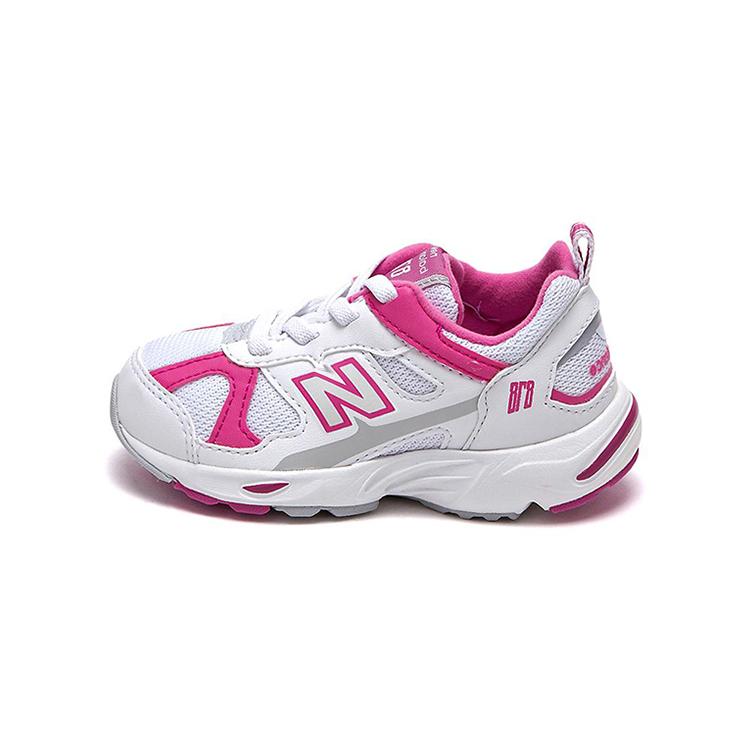 

New Balance NB 878 Low top Toddler Shoes Pink White Infant And Toddler IV878AE Wide (W) 25