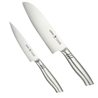 Henckels Unity Daily Knife Santoku Petty Stainless Steel Gift All Stainless Dishwasher Safe Japanese Henckels Set, Knife, Knife, 2-Piece Set, Steel,