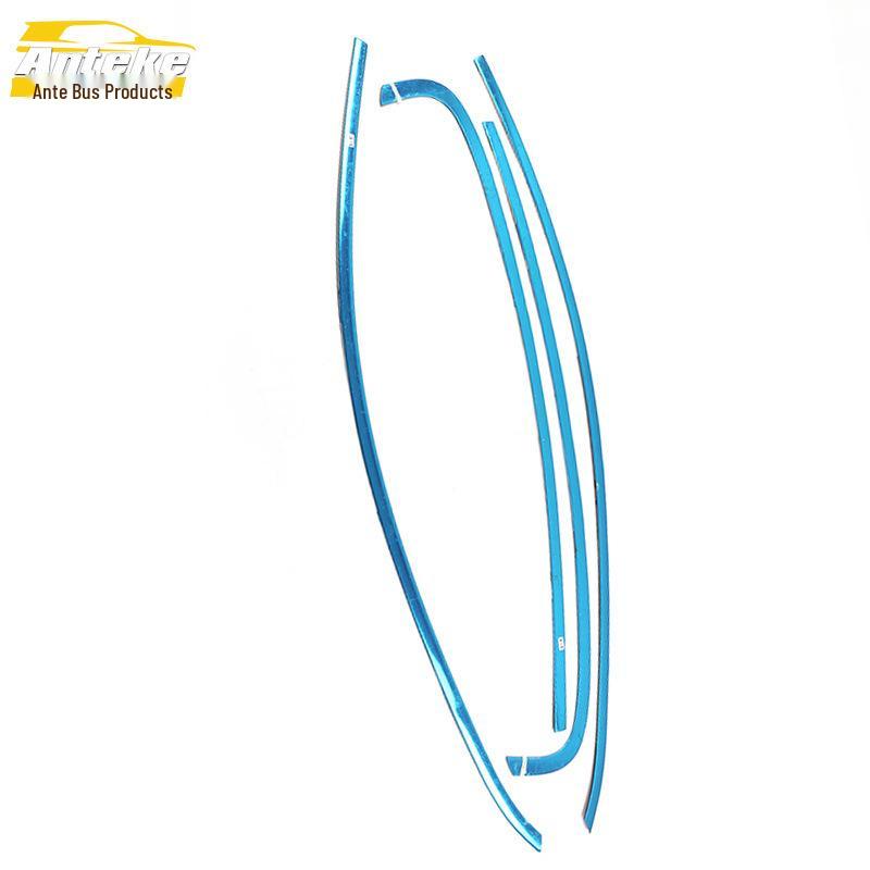 Regal Stainless Steel Window Trim: Anti-Scratch Glass Protection Strip for Car Modification