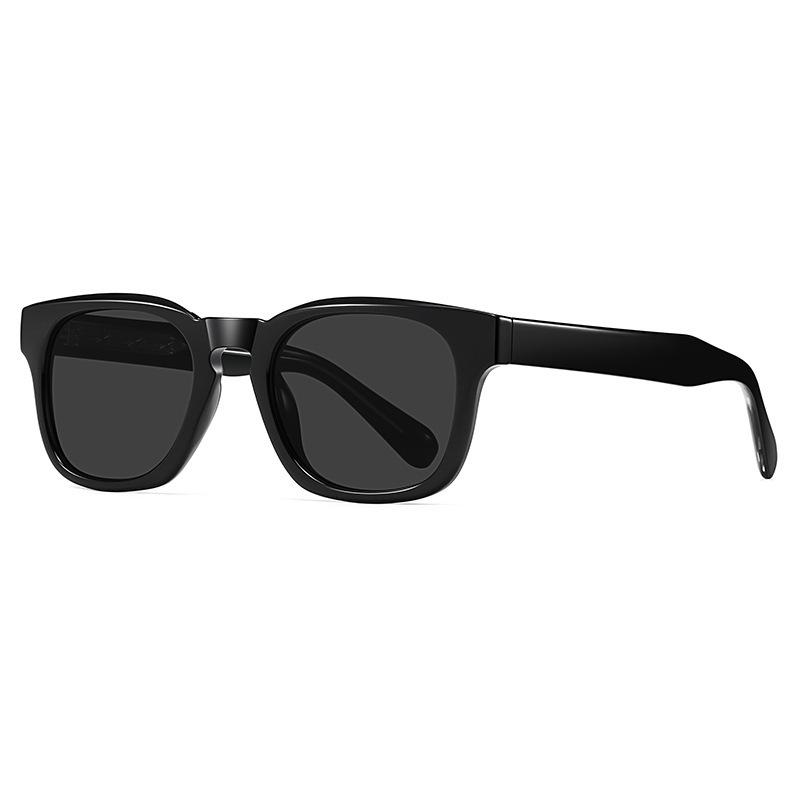 

Retro Stylish Square Frame Sunglasses Unisex Classic Driving Shades UV400 Outdoor Travel and Fishing UV-Protective Eyewear черный серый