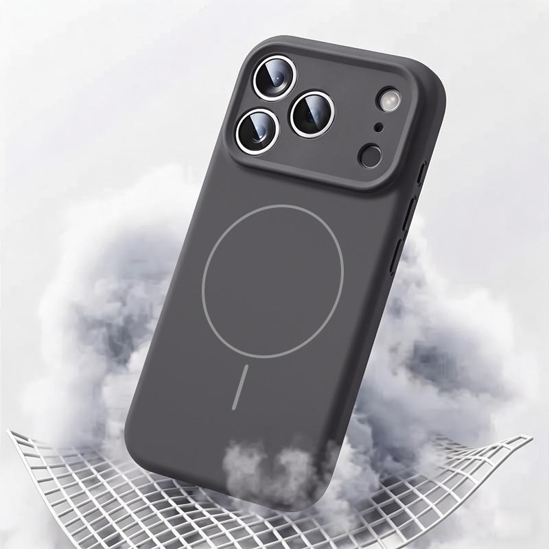 For iPhone 17 Pro Max Case Magnetic For Magsafe Liquid Silicone Soft Cover Coque For iPhone 16 15 14 13 Pro Max 17E 16E