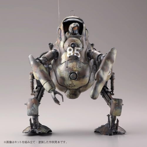 Kaiyodo ARTPLA Maschinen Krieger Kangool (Set of 2) & Maintenance Crew, 1/35 Scale Unpainted Plastic Model Kit AP045