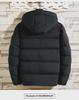 Men's Hooded Winter Sports Jacket - Windproof, Warm, Trendy, Cotton-Padded Short Coat