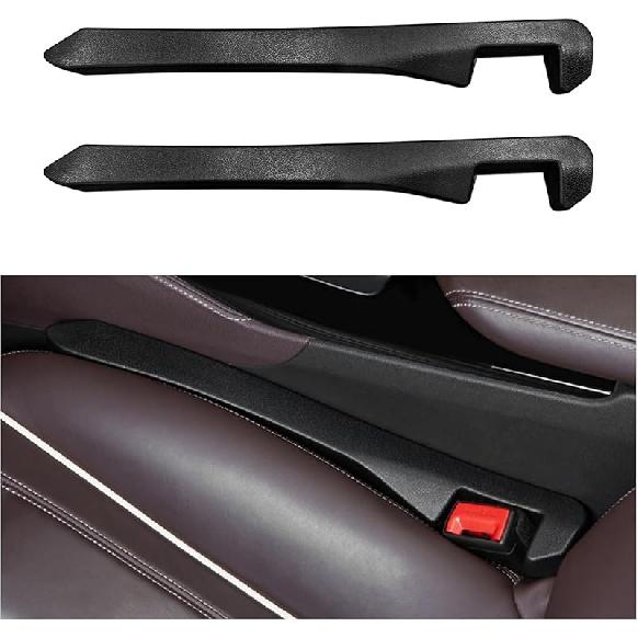 2 PCS Car Seat Gap Filler, Leather Seat Gap Plug To Fill The Gap Between Seat & Console, Seat Crevice Blocker Stop Things from Dropping,