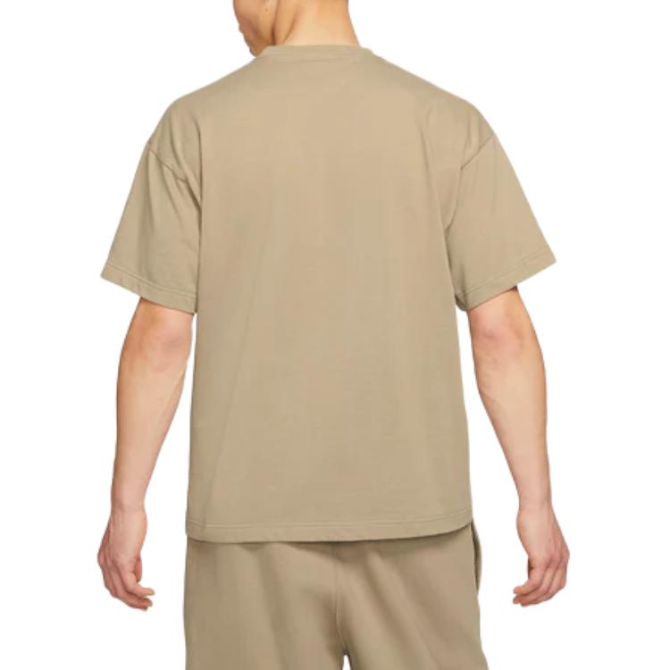 New Nike T Shirts Men's Light Brown DA0321-247