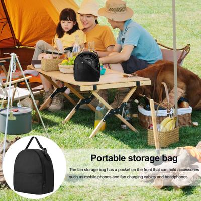 Camping Fan Carry Bag Portable Fan Protective Case with Handle Waterproof Cooling Fan Storage Bag for Outdoor Camping Travel Hiking Fishing