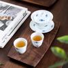 1PC Black Walnut Coffee Utensils Tray Wooden Afternoon Tea Dessert Tray Solid Wood Tea Set Household Natural Materials