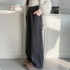 Girls' Velvet Wide-Leg Pants Winter 2025: Trendy Slim Fit, Thick Warmth, Straight-Leg Long Pants for Big Girls